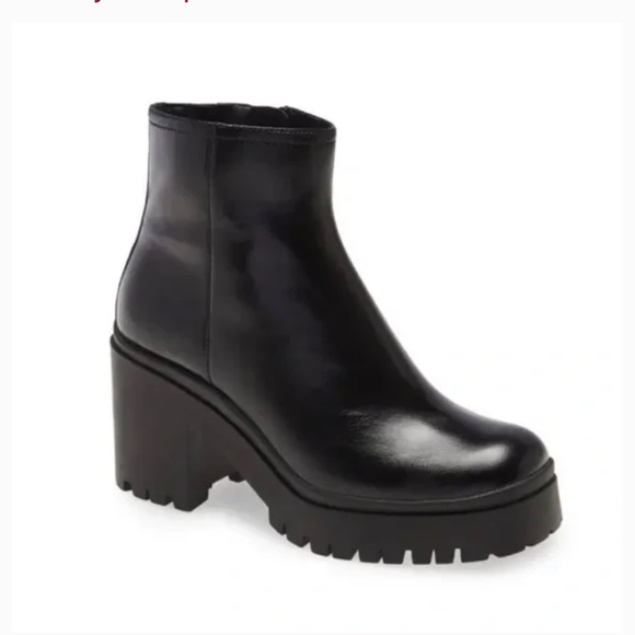 JEFFREY CAMPBELL ANEMONE BLACK BOOTIE Sz: 9.5 - Picture 9 of 9